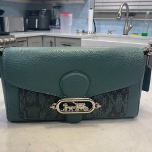 Green Leather Coach Bag